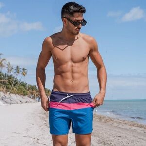 Bermies surfer Colorblock swimsuit trunks medium